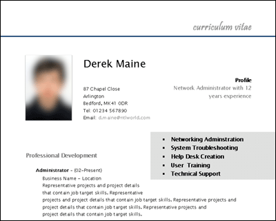 academic curriculum vitae template. Amazing CV Templates That